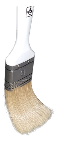 Pincel Cerda Sintética Blanca Nº15 - 3,8cm Línea Profesional Cerdas Beige