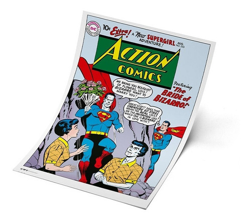 Poster Super Man Escenas Action Comics Varios Modelos 