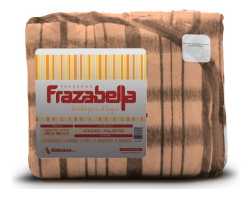Frazada Aldeana Frazabella Escocesa de 2.1m x 1.5m