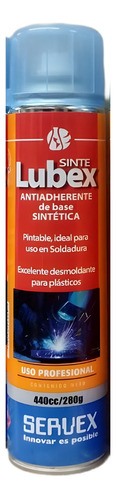 Spray Antiadherente Para Soldaduras Lubex Base Sintetica