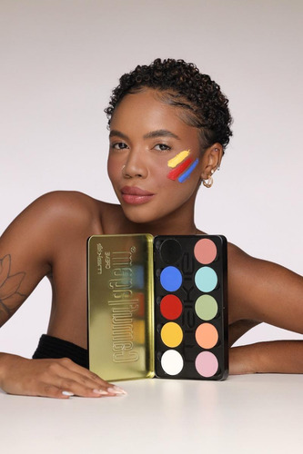 Corretivo facial Makiê Paleta camuflagem makiê