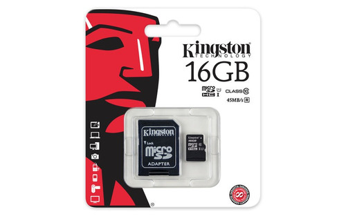 Memoria Micro Sd 16gb Clase 10 Kingston