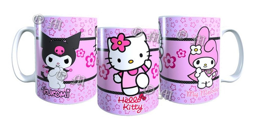 Hello Kitty Pocillo Aaa Mug  Hello Kitty Kuromi My Melody