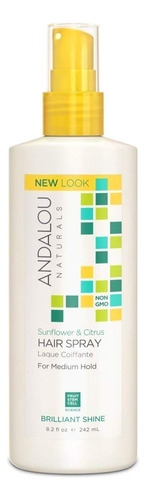 Andalou Naturals Spray Para El Cabello De Fijación Media G.