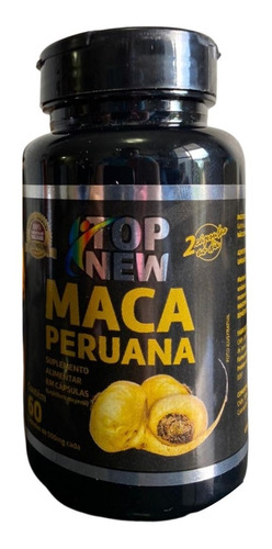 Maca Peruana Pura Topnew Original Em Capsulas, 60 Caps