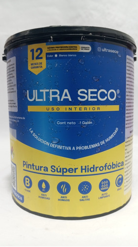 Ultra Seco Pintura Súper Hidrofobica Interior 