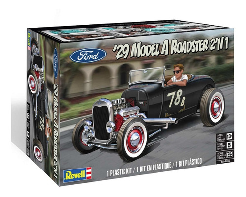 Ford A Roadster ´29 2 En 1 - Escala 1/25 Revell 854463