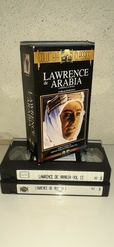 Antiguo Vhs Doble Lawrence De Aravia En Inglés Sub Español