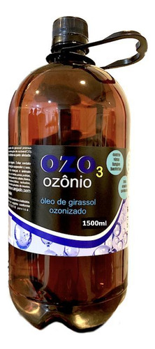 Óleo De Ozônio Super Concentrado 1500ml Óleo Ozonizado