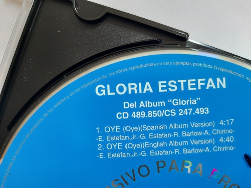 Gloria Estefan - Oye - Remixes /. Cd