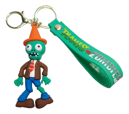 Llaveros De Goma De Plantas Vs Zombies Con Correa Inportados