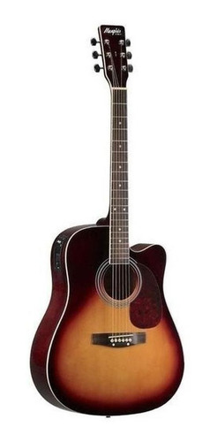 Imagem 1 de 2 de Violão eletroacústico Tagima Memphis MD 18 sunburst