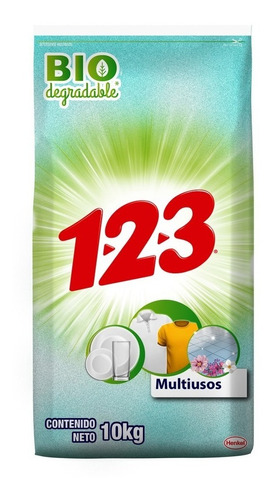 Bolsa Detergente Multiusos 123 De 10 Kg Msi
