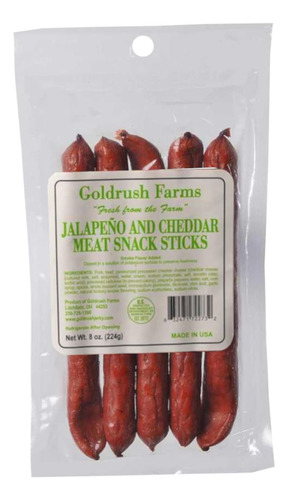 Surtido De Palitos De Snacks De Carne Y Queso Frescos De La