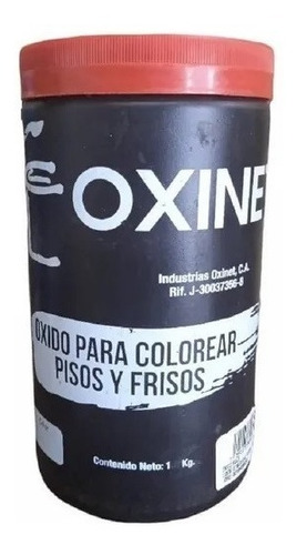 Oxido De Hierro Rojo Pigmento Pisos Envase 1.5kg Oxinet