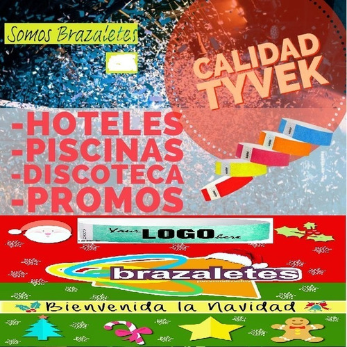 Imagen 3 de 9 de Brazaletes Tivek A Pruba De Agua