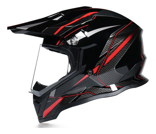 Casco De Moto Motocross Off Road Casco Moto Casco De Cara