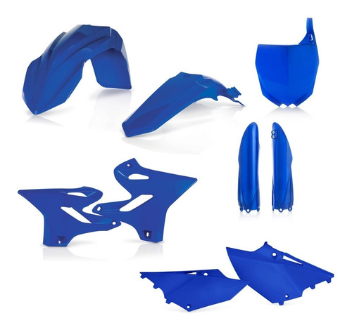 Kit Plasticos Yz 125 2018 Wr 125 2018 Acerbis Azul Avant