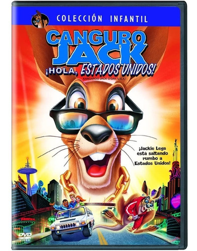 Canguro Jack ¡hola, Estados Unidos! Dvd Película Nuevo