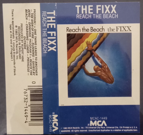 The Fixx - Reach The Beach [álbum, Cassette]