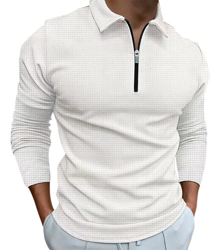 Camiseta Tipo H Para Hombre, Casual, Lisa, Doblada, Con Crem