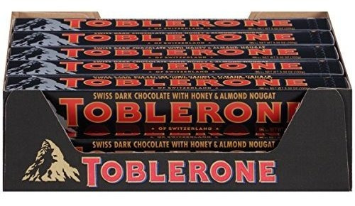 Barras De Chocolate - Barra De Chocolate Toblerone, Oscuro, 