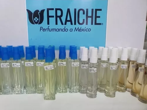 Paquete De 5 Perfumes Fraiche De 60ml Rellenables Surtidos