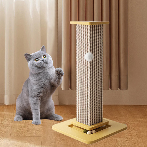 Poste Rascador Para Gatos, Poste Rascador Con Base, Juguete