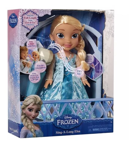 Frozen: Boneca Elsa Que Canta!! (EUA) - Desapegos de Roupas quase novas ou  nunca usadas para bebês, crianças e mamães. 544844