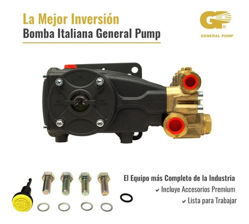 Bomba Italiana Para Hidrolavadora Eléctrica 5 Hp