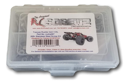 Rcscrewz Kit De Tornillos De Acero Inoxidable Para Traxxas R