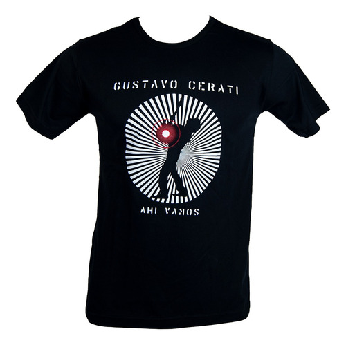 Remera Algodon Gustavo Cerati Ahi Vamos Soda Stereo Rock