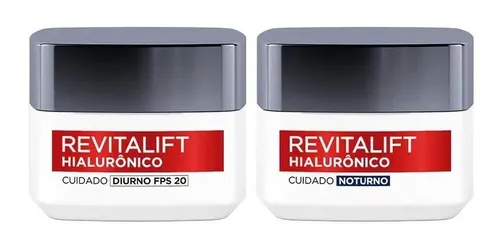 Kit Creme Facial Diurno E Noturno Fps 20 49g L'oréal Paris