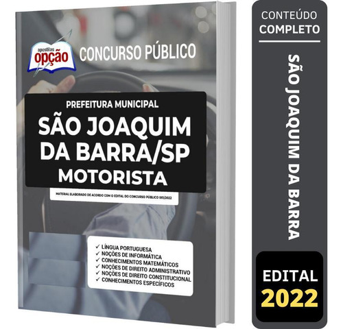 Apostila São Joaquim Da Barra Sp - Motorista