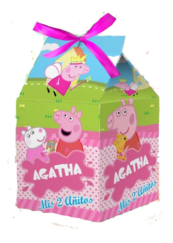 10 Cajitas Milk Box De Pepa Pig.....