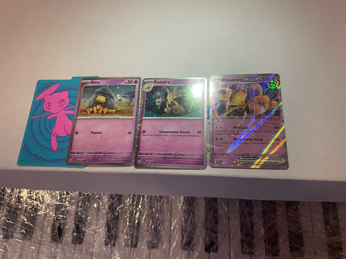 Alakazam Ex Pokemon Tcg Set Tres Cartas (Usado)