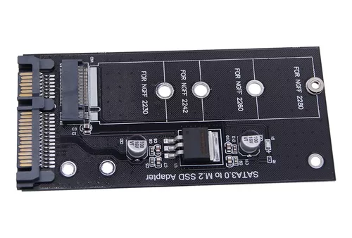 MUSISALY Placa Adaptadora Gabinete Msata Adaptador Msata Para 3.0 Adaptador  Ssd Suporte De Colocação De Hdd Gabinete Do Adaptador Msata Caixa De Ssd  Cartão De Expansão Computador Metal