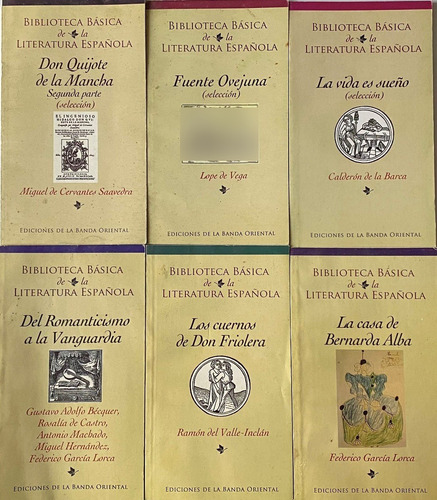 Colección Biblioteca Básica Española 12 Tomos Completa  H1