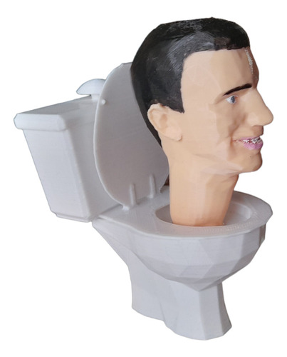 Figura Muñeco Skibidi Toilet Inodoro 3d