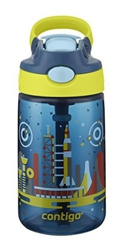 Contigo Autospout Botella De Agua Flip Gizmo Straw Kids, 14 