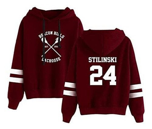 Beac 24 Stilinski Para Hombre Wolf Teen Capucha Con Sudadera