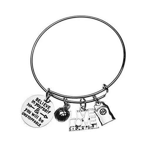 Pulsera De Baloncesto Niñas Encanto  Believe In Yourse...