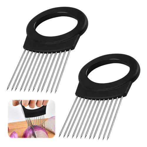 2 Pcs Soporte De Cilindros De Cebolla, Herramienta De Corte