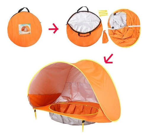 ... Carpa De Playa For Juguetes De Bebé Con Piscina