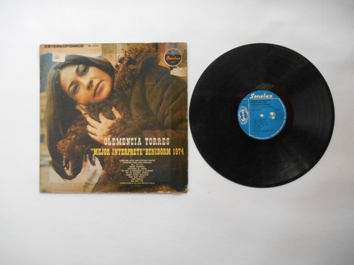 Lp Vinilo Clemencia Torres Mejor Interprete Benidorm 1974