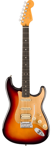 Guitarra Fender American Ultra Ii Stratocaster Hss Ebony Fin