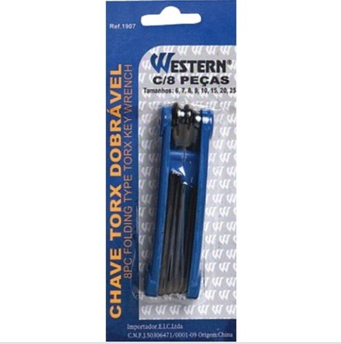 Jogo Chave Torx Western Dobravel 06 A 25 907 - 16609