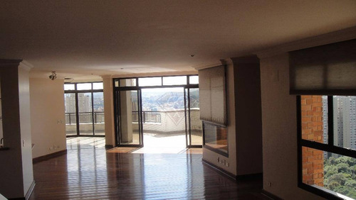 Imagem 3 de 14 de Cobertura Com 4 Dormitórios À Venda, 500 M² Por R$ 2.500.000,00 - Morumbi - São Paulo/sp - Co0810