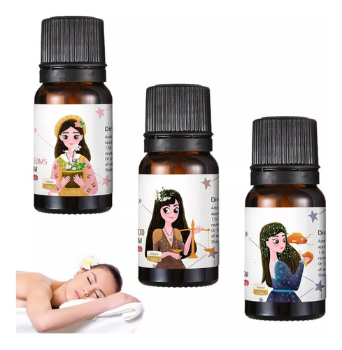 3 Aceite Esencial Aromaterapia Humidificador Difusor Velas 