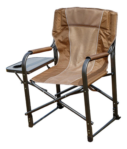 Silla De Director Para Acampar Con Mesa Auxiliar, Silla